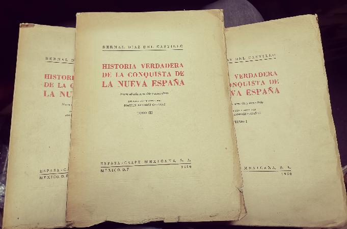 Historia Verdadera de la Conquista de la Nueva EspaÃ±a (3 VolÃºmenes). 