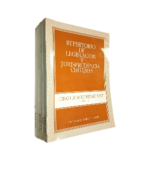 Repertorio de LegislaciÃ³n y Jurisprudencia Chilenas (3 tomos)
