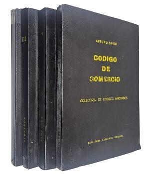 Los CÃ³digos Chilenos Anotados, CÃ³digo de Comercio (Tomos I, II, III, IV) 
